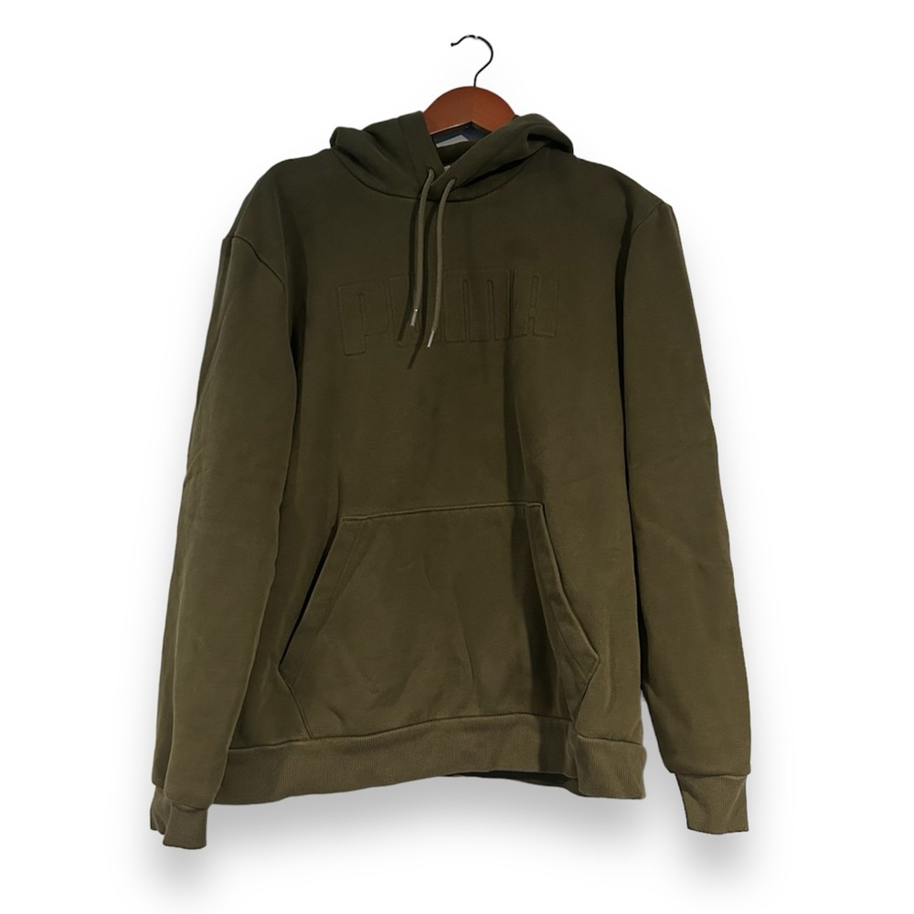 [Puma] Green Pullover Hoodie
